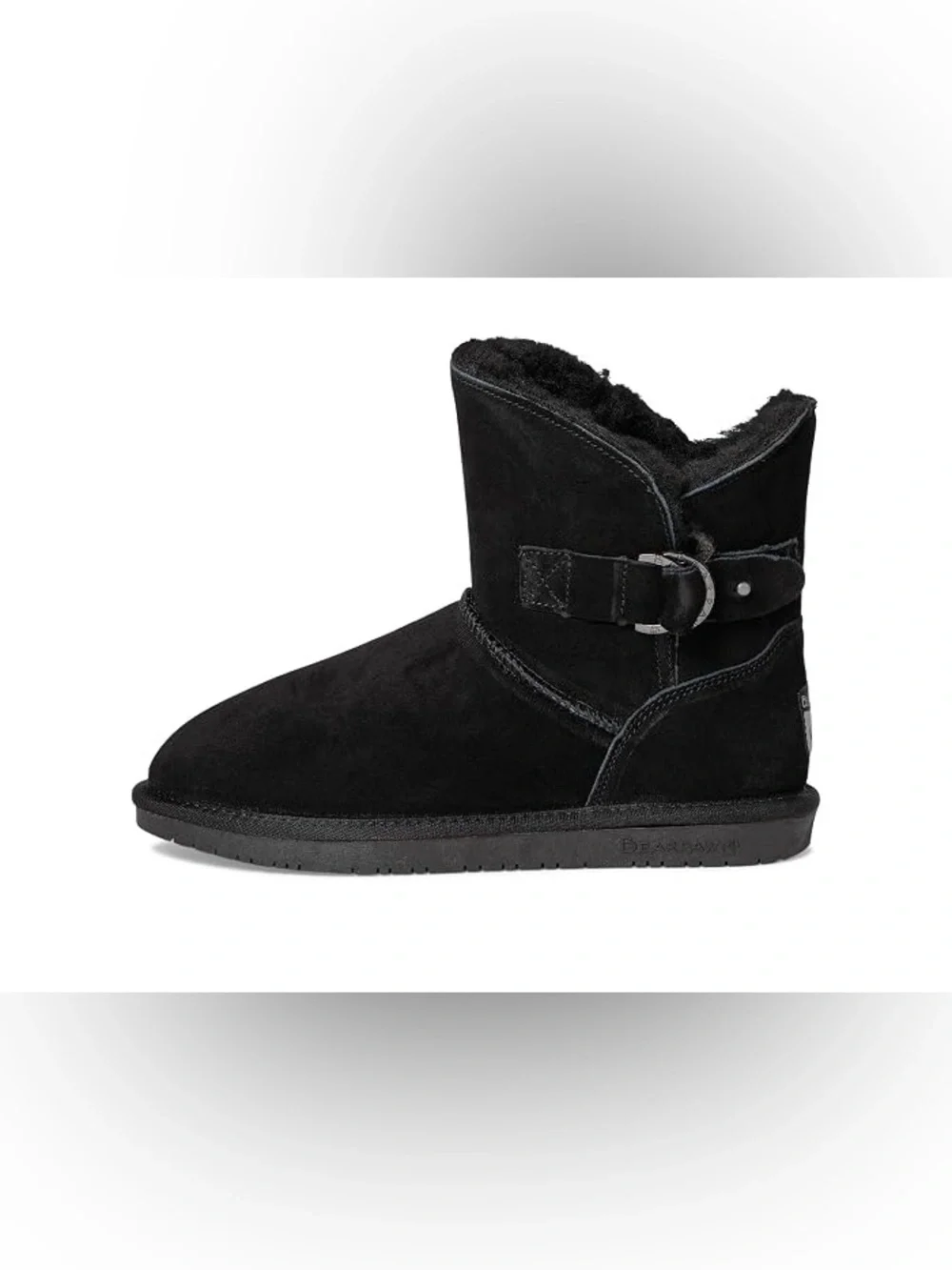 Bearpaw Steph Faux Shearling Lined Bootie 6 Black
